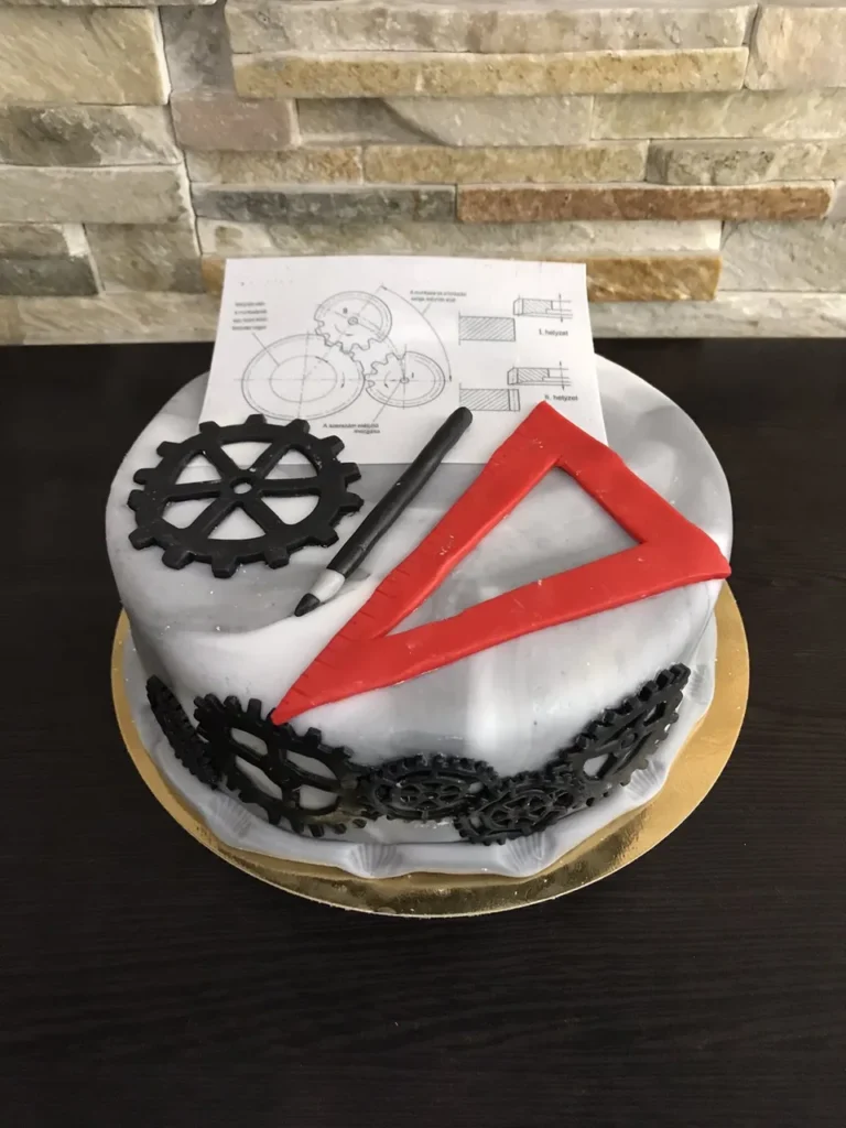 Elkészült torta