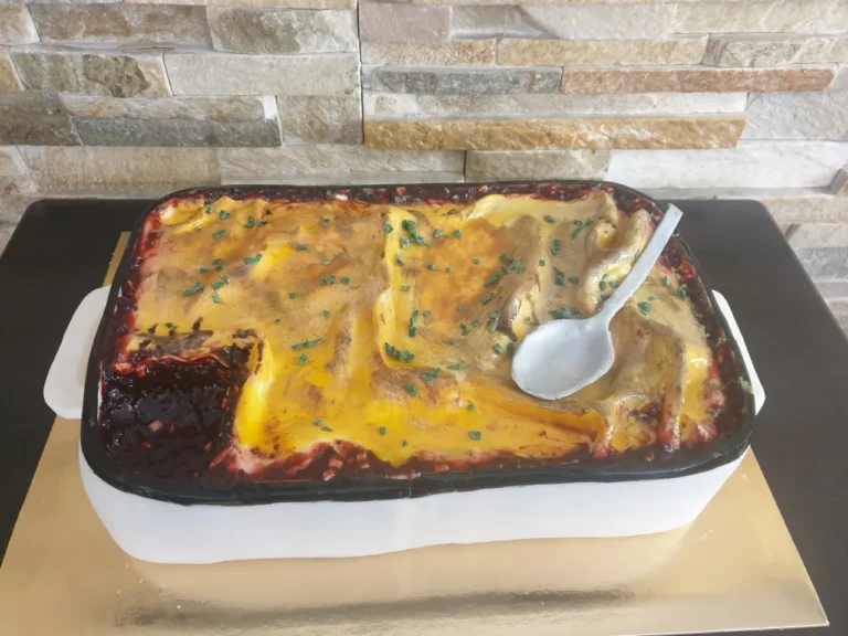 Elkészült torta