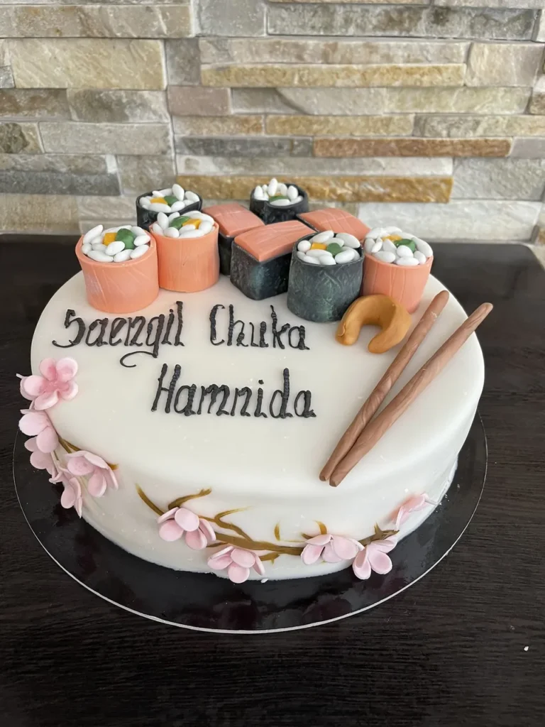 Elkészült torta