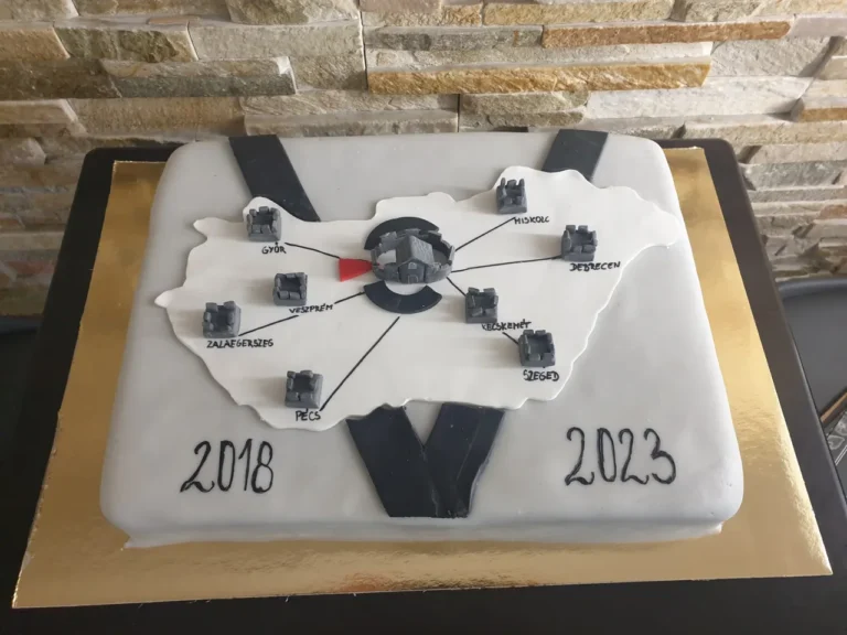 Elkészült torta