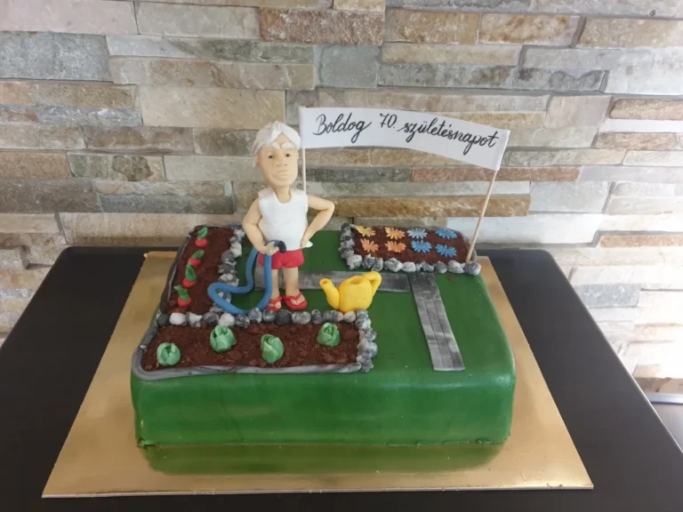 Elkészült torta