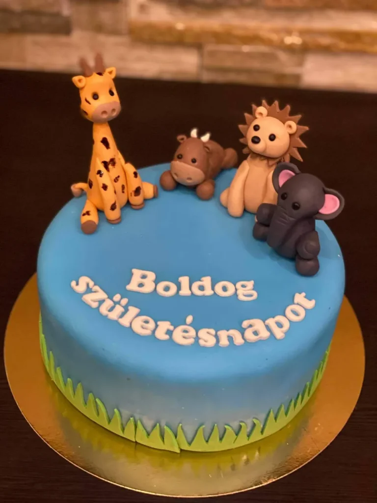 Elkészült torta