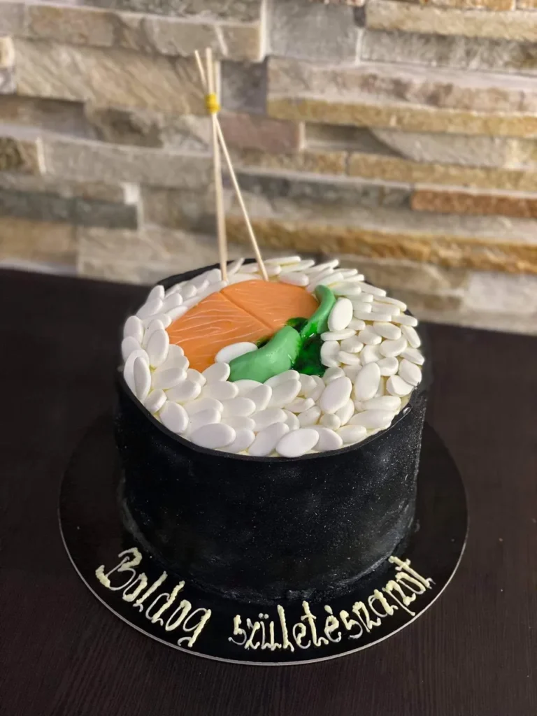Elkészült torta